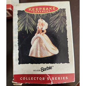 Hallmark 1994 Holiday Barbie Keepsake Christmas Ornament 2nd In The Series Vtg
